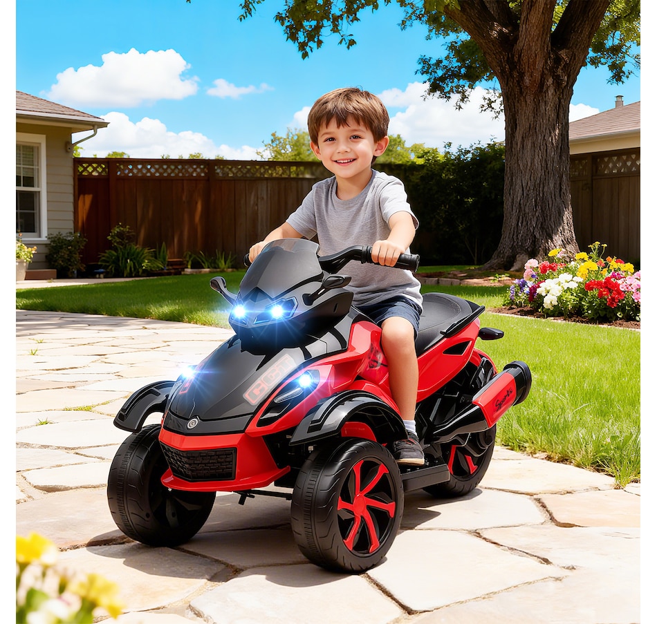 Image 976276_ALTMORE1.jpg, Product 976-276 / Price $139.99, Qaba Kids ATV, 12V 3 Wheeler, Quad for Children 3-8 Years with Soft Start from Qaba on TSC.ca's Toys & Hobbies department