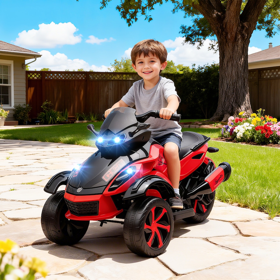 Image 976276_ALTMORE1.jpg, Product 976-276 / Price $139.99, Qaba Kids ATV, 12V 3 Wheeler, Quad for Children 3-8 Years with Soft Start from Qaba on TSC.ca's Toys & Hobbies department