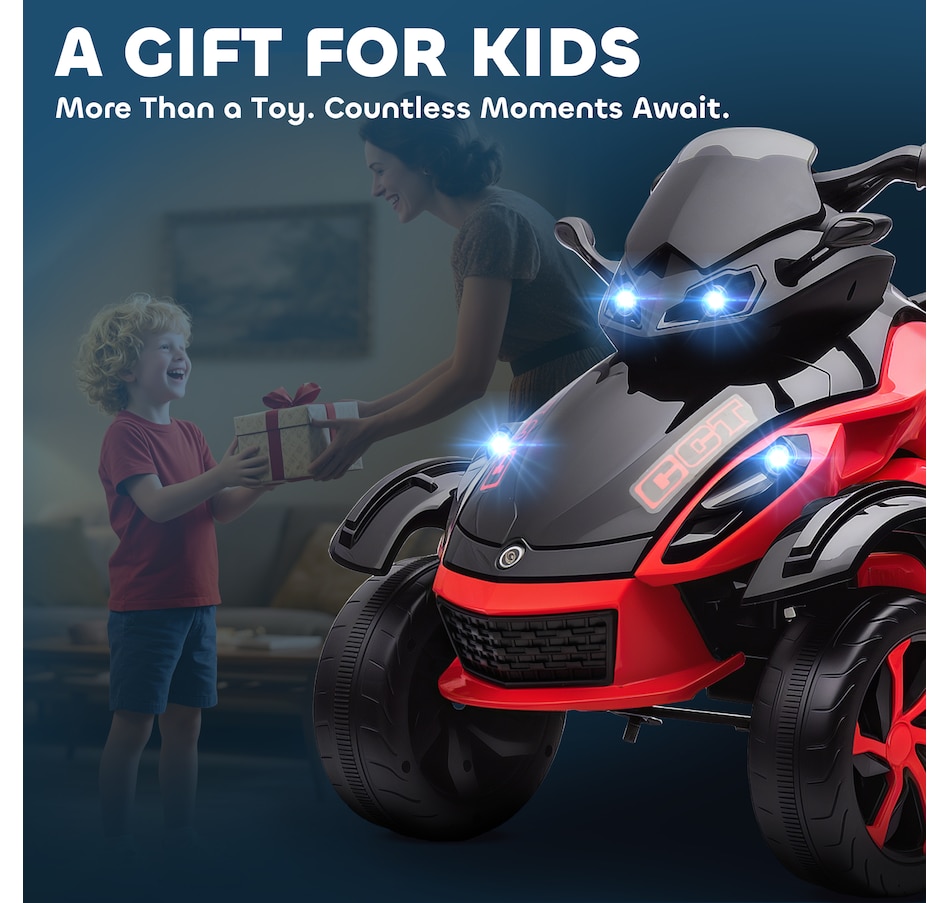 Image 976276_ALTMORE8.jpg, Product 976-276 / Price $139.99, Qaba Kids ATV, 12V 3 Wheeler, Quad for Children 3-8 Years with Soft Start from Qaba on TSC.ca's Toys & Hobbies department