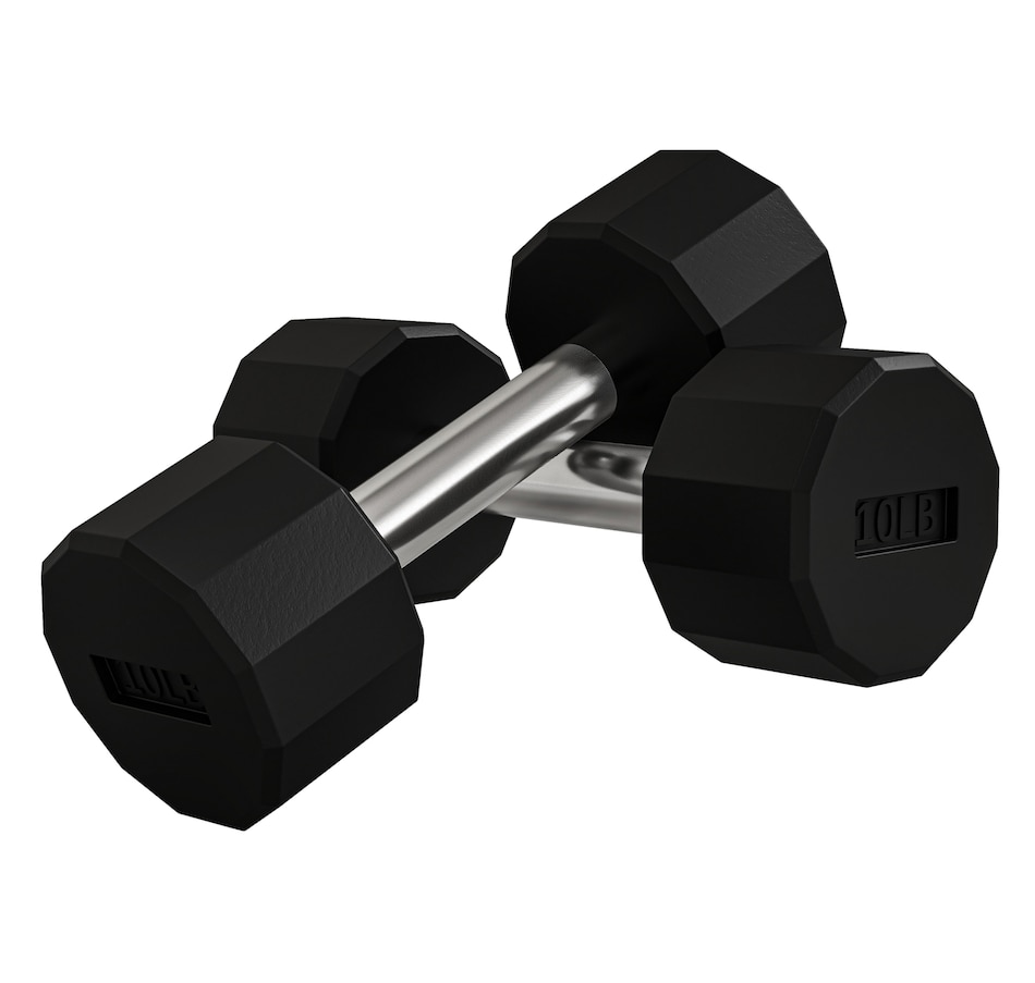 Image 976435.jpg, Product 976-435 / Price $32.99, Soozier Weights Dumbbells Set with Non-Slip Grip for Home Gym, 2 x 10lbs from Soozier on TSC.ca's Health & Fitness department