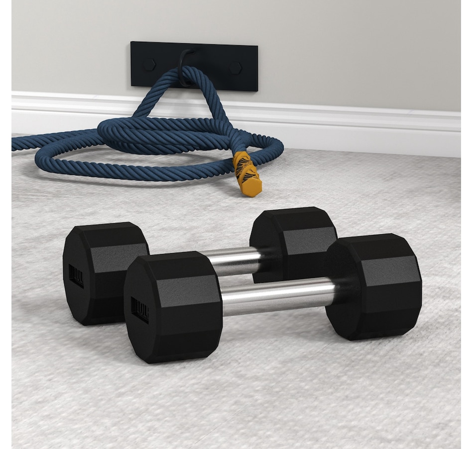 Image 976435_ALTMORE7.jpg, Product 976-435 / Price $32.99, Soozier Weights Dumbbells Set with Non-Slip Grip for Home Gym, 2 x 10lbs from Soozier on TSC.ca's Health & Fitness department