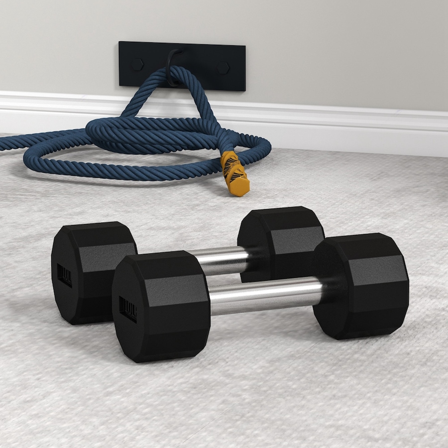 Image 976435_ALTMORE7.jpg, Product 976-435 / Price $34.99, Soozier Weights Dumbbells Set with Non-Slip Grip for Home Gym, 2 x 10lbs from Soozier on TSC.ca's Health & Fitness department