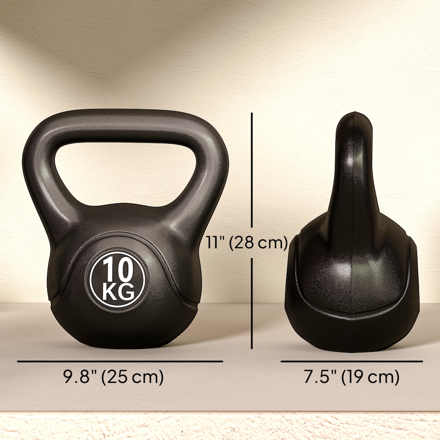 Image 976436_ALTMORE2.jpg, Product 976-436 / Price $38.99, Soozier 22lb Fitness Kettlebell, Plastic Exercise Weight with Sand from Soozier on TSC.ca's Health & Fitness department