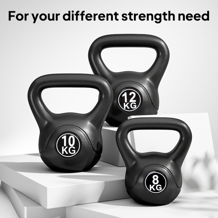 Image 976436_ALTMORE6.jpg, Product 976-436 / Price $38.99, Soozier 22lb Fitness Kettlebell, Plastic Exercise Weight with Sand from Soozier on TSC.ca's Health & Fitness department
