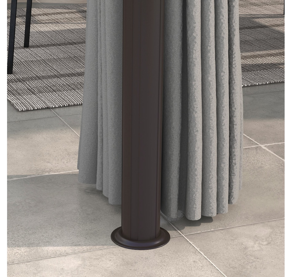 Image 976443_ALTMORE6.jpg, Product 976-443 / Price $349.99, Outsunny 10' x 10' 2-Tier Patio Gazebo with Mesh Sidewalls, Light Grey from Outsunny on TSC.ca's Home & Garden department