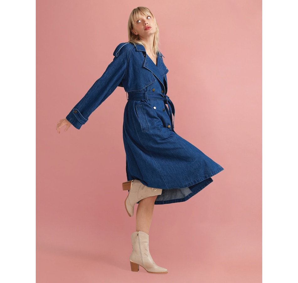 Image 976507_ALTMORE1.jpg, Product 976-507 / Price $149.97, belle & bloom Wild Skies Denim Trench from belle & bloom on TSC.ca's Fashion department