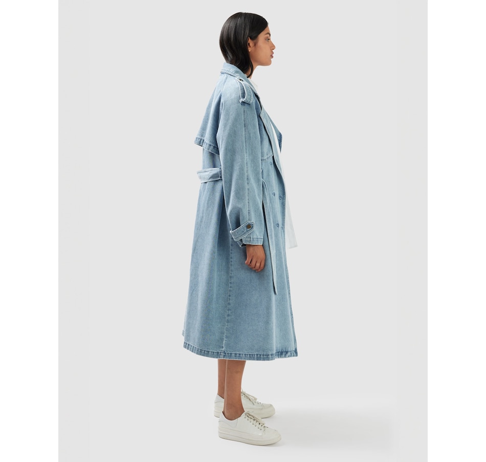 Image 976507_ALTMORE6.jpg, Product 976-507 / Price $149.97, belle & bloom Wild Skies Denim Trench from belle & bloom on TSC.ca's Fashion department