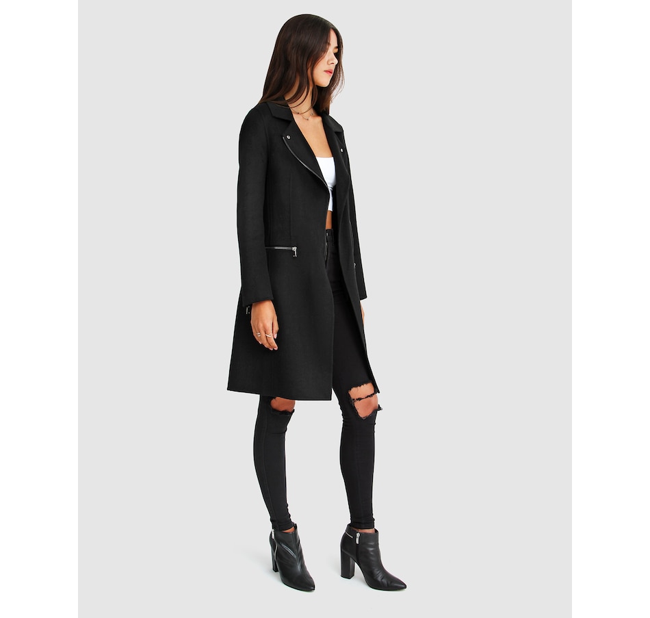 Image 976512_ALTMORE3.jpg, Product 976-512 / Price $179.97 - $209.97, belle & bloom Last Chance Wool Blend Moto Coat from belle & bloom on TSC.ca's Fashion department