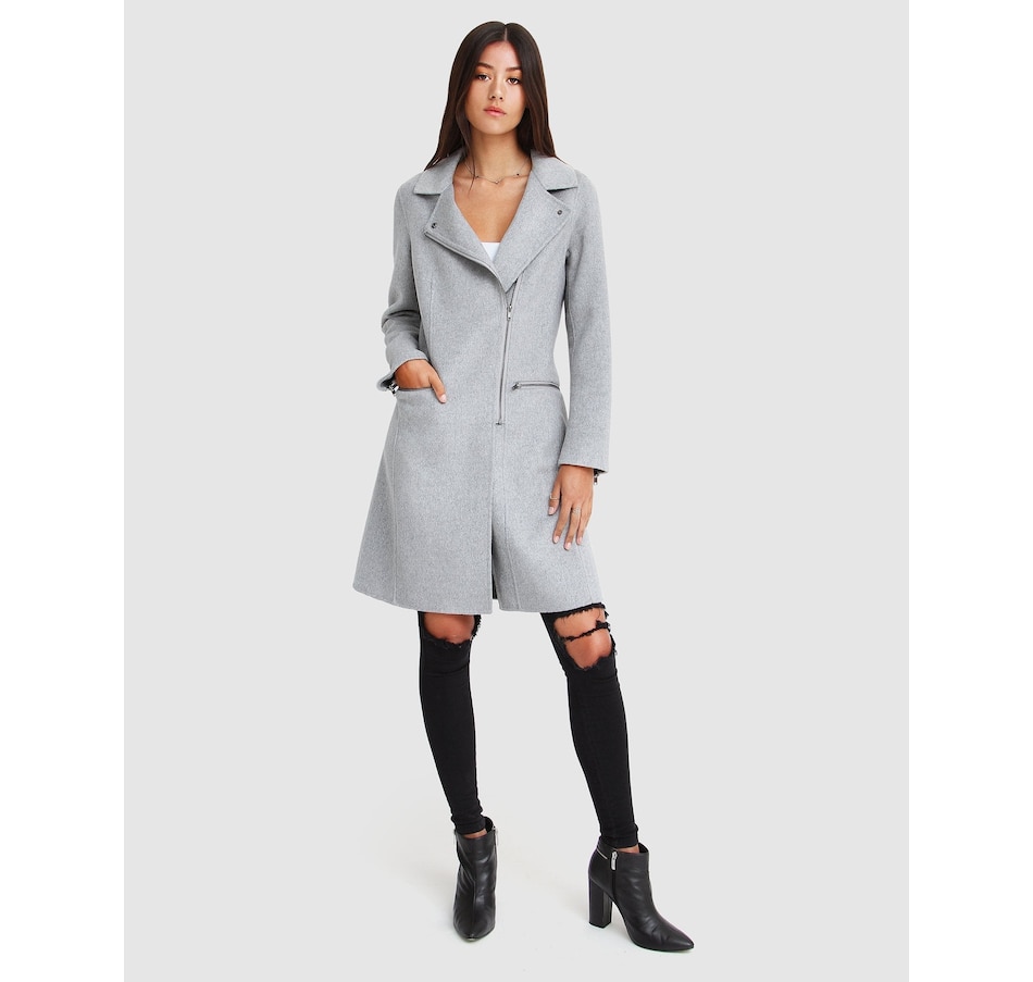 Image 976512_ALTMORE6.jpg, Product 976-512 / Price $179.97 - $209.97, belle & bloom Last Chance Wool Blend Moto Coat from belle & bloom on TSC.ca's Fashion department