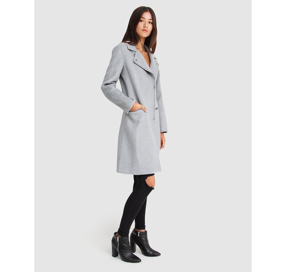 Image 976512_ALTMORE7.jpg, Product 976-512 / Price $179.97 - $209.97, belle & bloom Last Chance Wool Blend Moto Coat from belle & bloom on TSC.ca's Fashion department