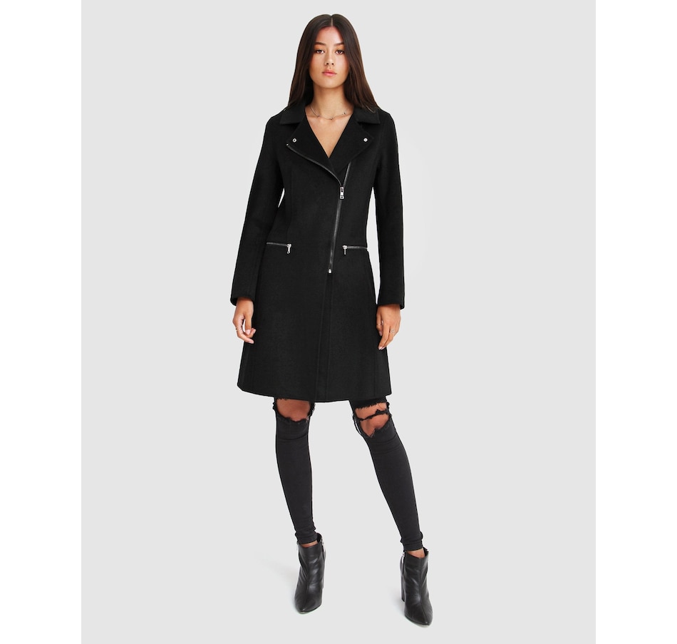 Image 976512_ST01.jpg, Product 976-512 / Price $179.97 - $209.97, belle & bloom Last Chance Wool Blend Moto Coat from belle & bloom on TSC.ca's Fashion department