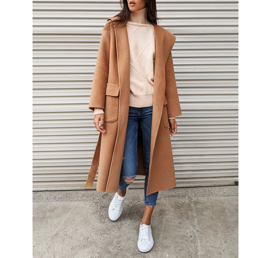 Image 976518_ALTMORE7.jpg, Product 976-518 / Price $167.97 - $209.96, belle & bloom Runaway Wool Blend Robe Coat from belle & bloom on TSC.ca's Fashion department