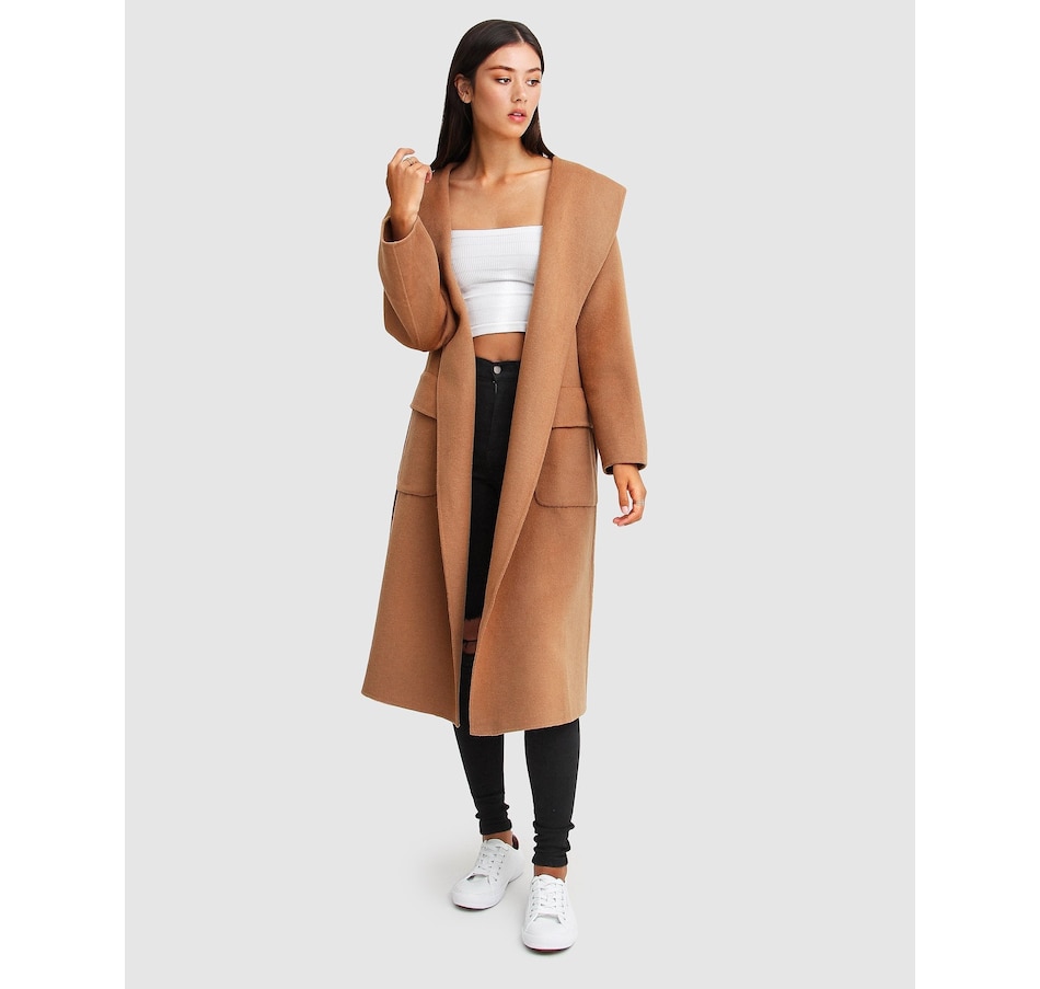 Image 976518_ST02.jpg, Product 976-518 / Price $167.97 - $209.96, belle & bloom Runaway Wool Blend Robe Coat from belle & bloom on TSC.ca's Fashion department