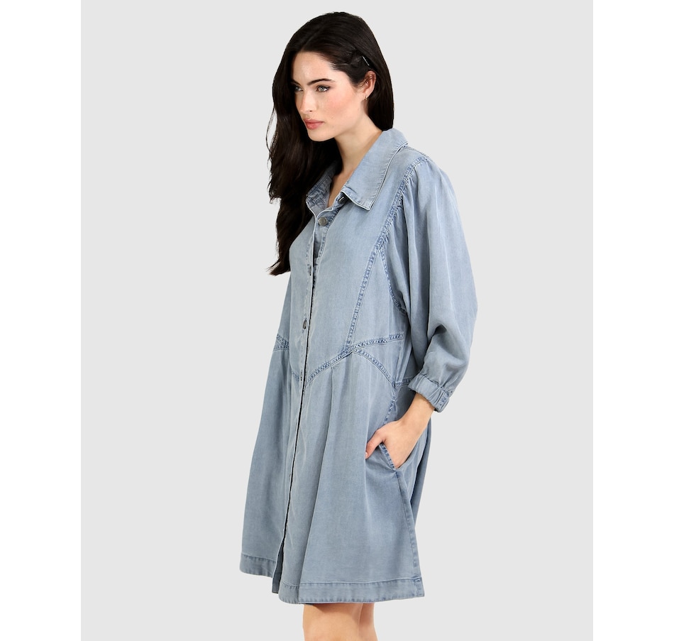 Image 976525_ALTMORE2.jpg, Product 976-525 / Price $134.96, belle & bloom Supercut Denim Dress from belle & bloom on TSC.ca's Fashion department