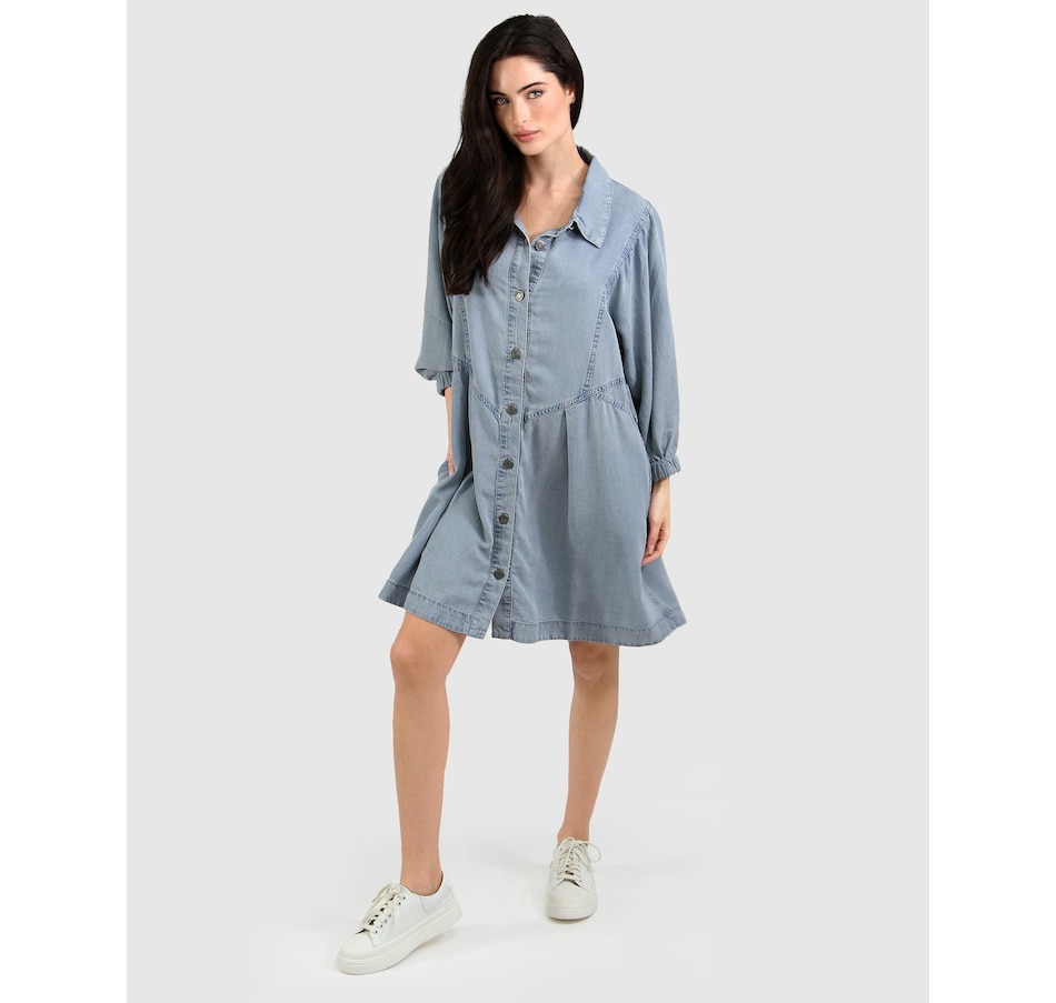 Image 976525_ALTMORE4.jpg, Product 976-525 / Price $134.96, belle & bloom Supercut Denim Dress from belle & bloom on TSC.ca's Fashion department
