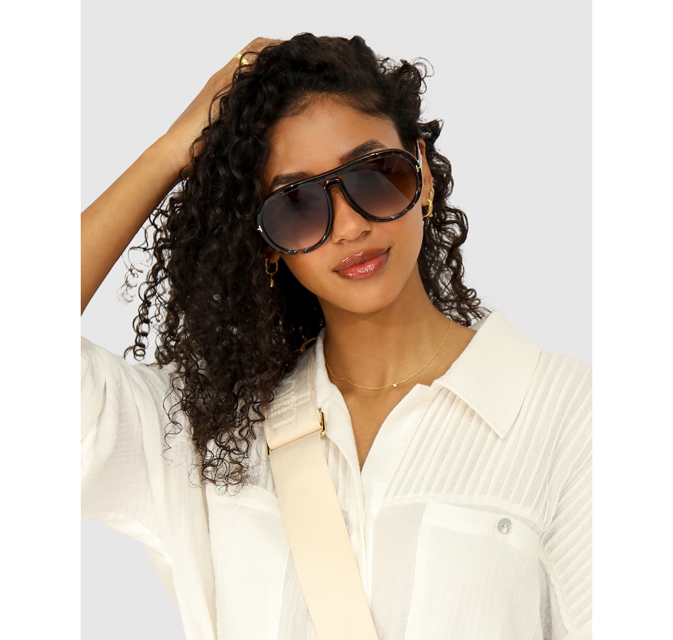 Image 976577_ST01.jpg, Product 976-577 / Price $39.95, belle & bloom Undercurrent Oversized Aviator Sunglasses from belle & bloom on TSC.ca's Fashion department
