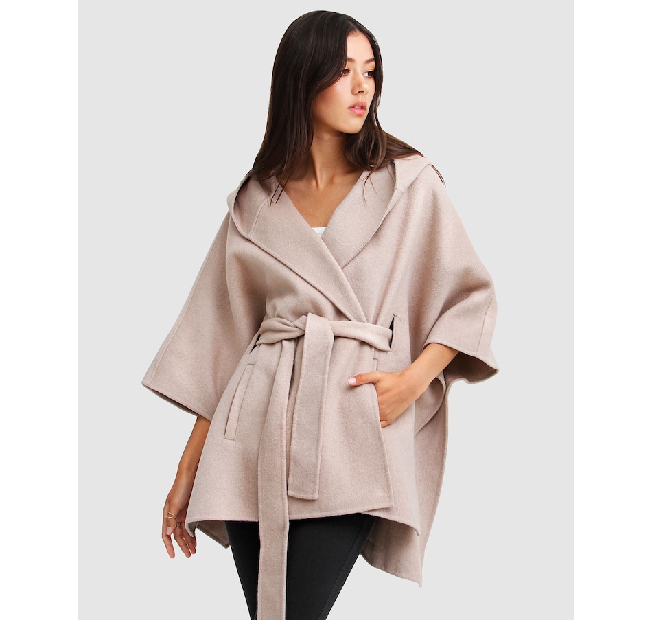 Image 976600_ST02.jpg, Product 976-600 / Price $155.97 - $194.96, belle & bloom Jackson Landing Wool Blend Cape Coat from belle & bloom on TSC.ca's Fashion department