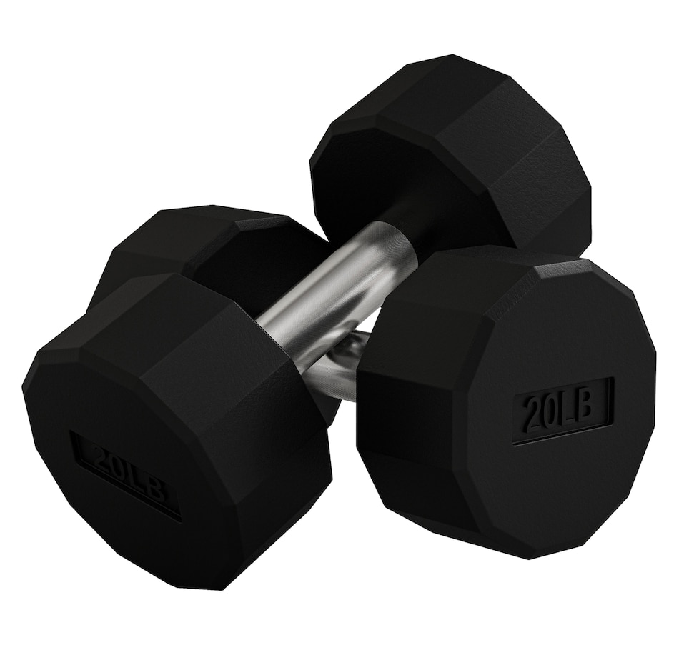 Image 976627.jpg, Product 976-627 / Price $69.99, Soozier Weights Dumbbells Set with Non-Slip Grip for Home Gym, 2 x 20lbs from Soozier on TSC.ca's Health & Fitness department