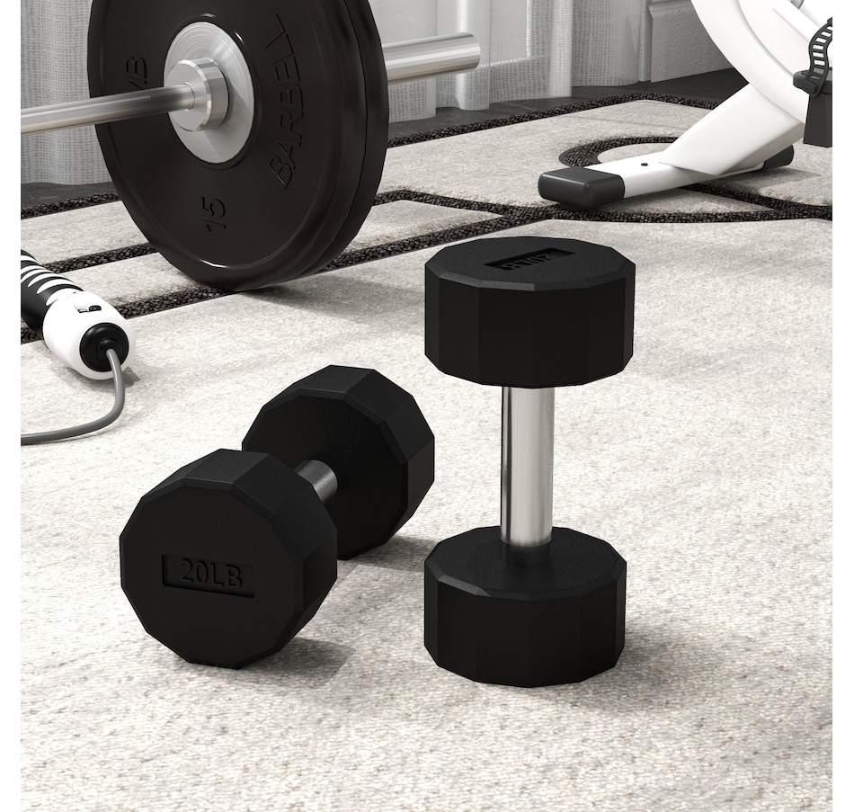 Image 976627_ALTMORE6.jpg, Product 976-627 / Price $69.99, Soozier Weights Dumbbells Set with Non-Slip Grip for Home Gym, 2 x 20lbs from Soozier on TSC.ca's Health & Fitness department