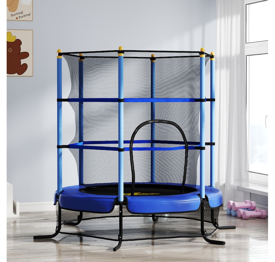 Image 976630_ALTMORE7.jpg, Product 976-630 / Price $98.99, Qaba Kids Trampoline, Indoor Outdoor Exercise Fitness Equipment, Blue from Qaba on TSC.ca's Home & Garden department