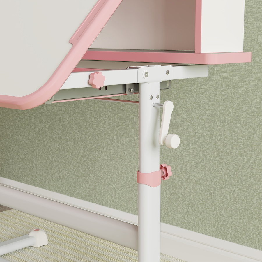 Image 976633_ALTMORE8.jpg, Product 976-633 / Price $169.99, Qaba Kids Study Table and Chair, Adjustable Kids Desk and Chair Set, Pink from Qaba on TSC.ca's Home & Garden department