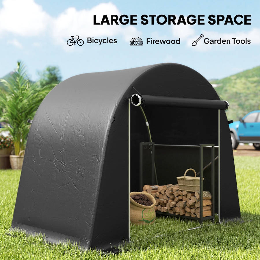 Image 976647_ALTMORE4.jpg, Product 976-647 / Price $129.99, Outsunny 8' x 4' Portable Shed, Waterproof Outdoor Storage Shed Bike Tent from Outsunny on TSC.ca's Home & Garden department
