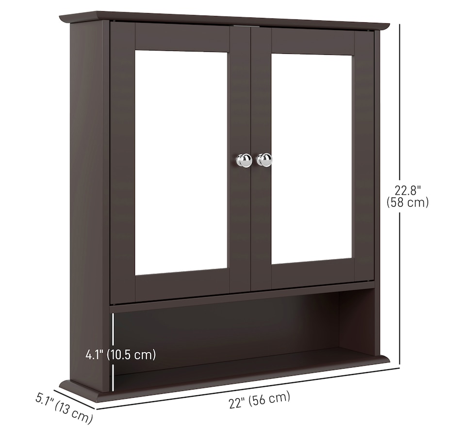 Image 976661_ALTMORE10.jpg, Product 976-661 / Price $62.99 - $72.99, kleankin Medicine Cabinet, Wall-Mounted Bathroom Mirror from Kleankin on TSC.ca's Home & Garden department