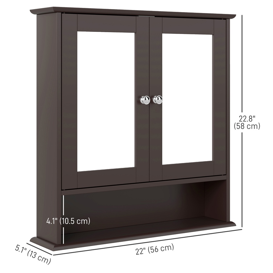 Image 976661_ALTMORE10.jpg, Product 976-661 / Price $62.99 - $69.99, kleankin Medicine Cabinet, Wall-Mounted Bathroom Mirror from Kleankin on TSC.ca's Home & Garden department