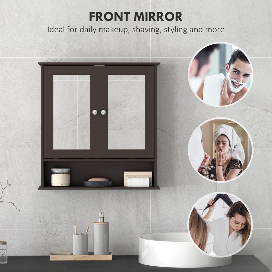 Image 976661_ALTMORE12.jpg, Product 976-661 / Price $62.99 - $69.99, kleankin Medicine Cabinet, Wall-Mounted Bathroom Mirror from Kleankin on TSC.ca's Home & Garden department