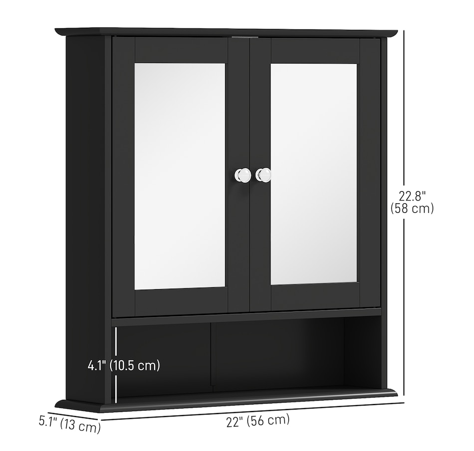 Image 976661_ALTMORE18.jpg, Product 976-661 / Price $62.99 - $72.99, kleankin Medicine Cabinet, Wall-Mounted Bathroom Mirror from Kleankin on TSC.ca's Home & Garden department