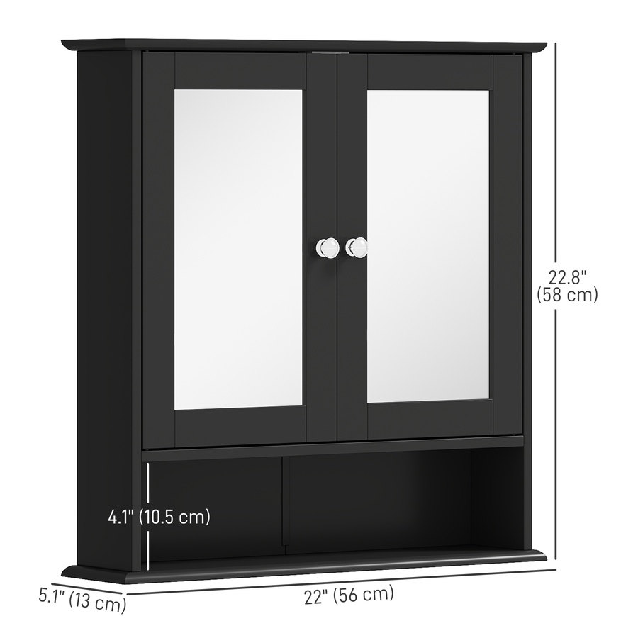 Image 976661_ALTMORE18.jpg, Product 976-661 / Price $62.99 - $69.99, kleankin Medicine Cabinet, Wall-Mounted Bathroom Mirror from Kleankin on TSC.ca's Home & Garden department
