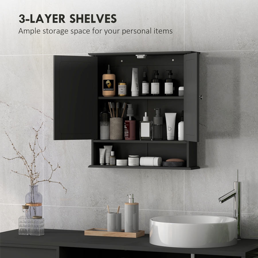 Image 976661_ALTMORE19.jpg, Product 976-661 / Price $62.99 - $69.99, kleankin Medicine Cabinet, Wall-Mounted Bathroom Mirror from Kleankin on TSC.ca's Home & Garden department