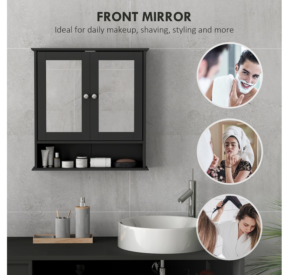 Image 976661_ALTMORE20.jpg, Product 976-661 / Price $62.99 - $72.99, kleankin Medicine Cabinet, Wall-Mounted Bathroom Mirror from Kleankin on TSC.ca's Home & Garden department