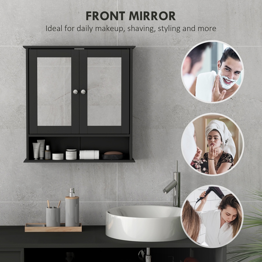 Image 976661_ALTMORE20.jpg, Product 976-661 / Price $62.99 - $69.99, kleankin Medicine Cabinet, Wall-Mounted Bathroom Mirror from Kleankin on TSC.ca's Home & Garden department