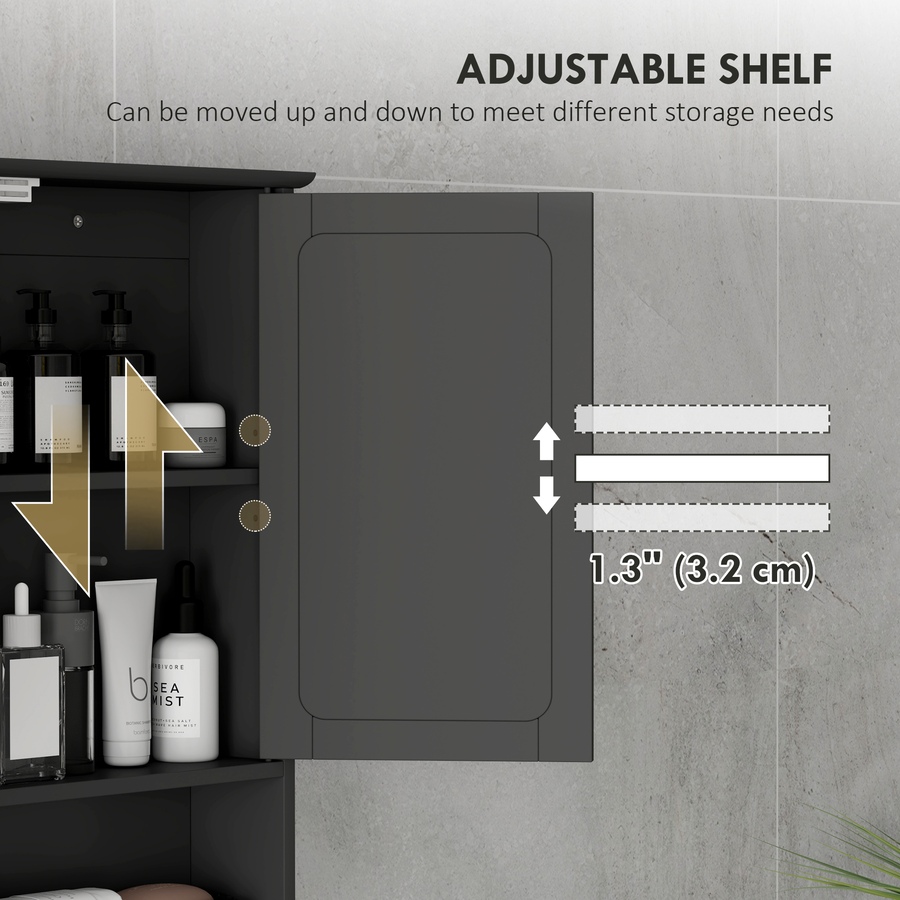 Image 976661_ALTMORE21.jpg, Product 976-661 / Price $62.99 - $69.99, kleankin Medicine Cabinet, Wall-Mounted Bathroom Mirror from Kleankin on TSC.ca's Home & Garden department
