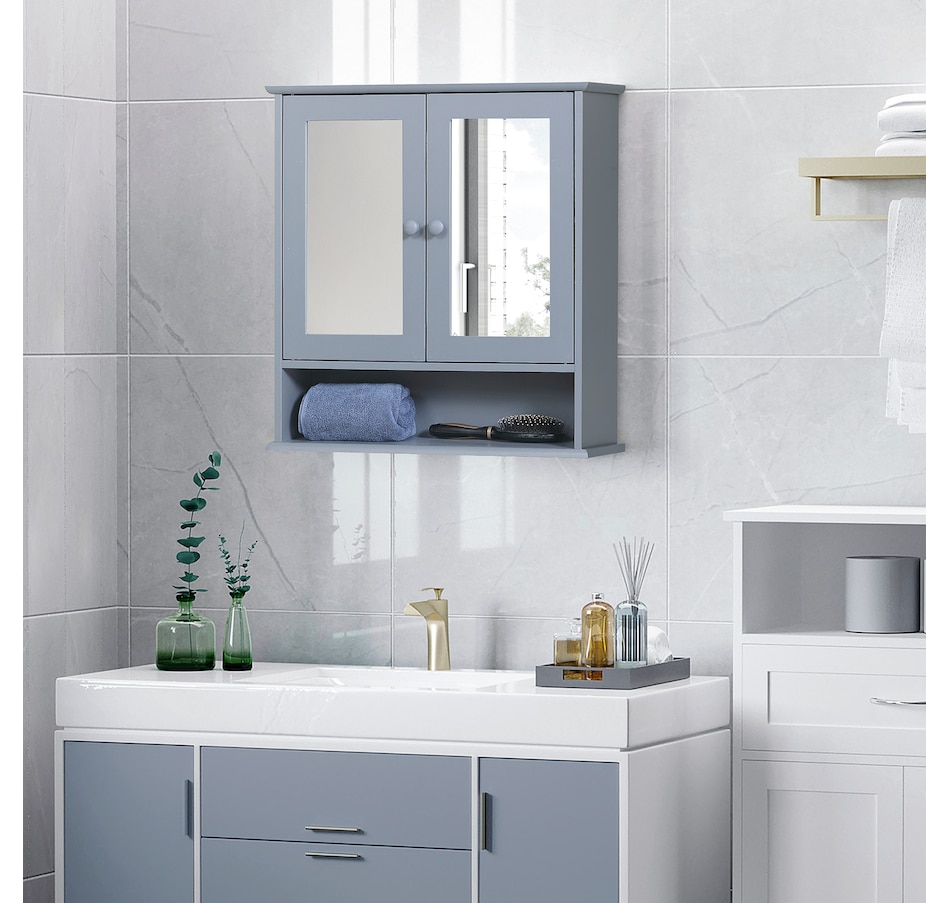Image 976661_ALTMORE25.jpg, Product 976-661 / Price $62.99 - $72.99, kleankin Medicine Cabinet, Wall-Mounted Bathroom Mirror from Kleankin on TSC.ca's Home & Garden department