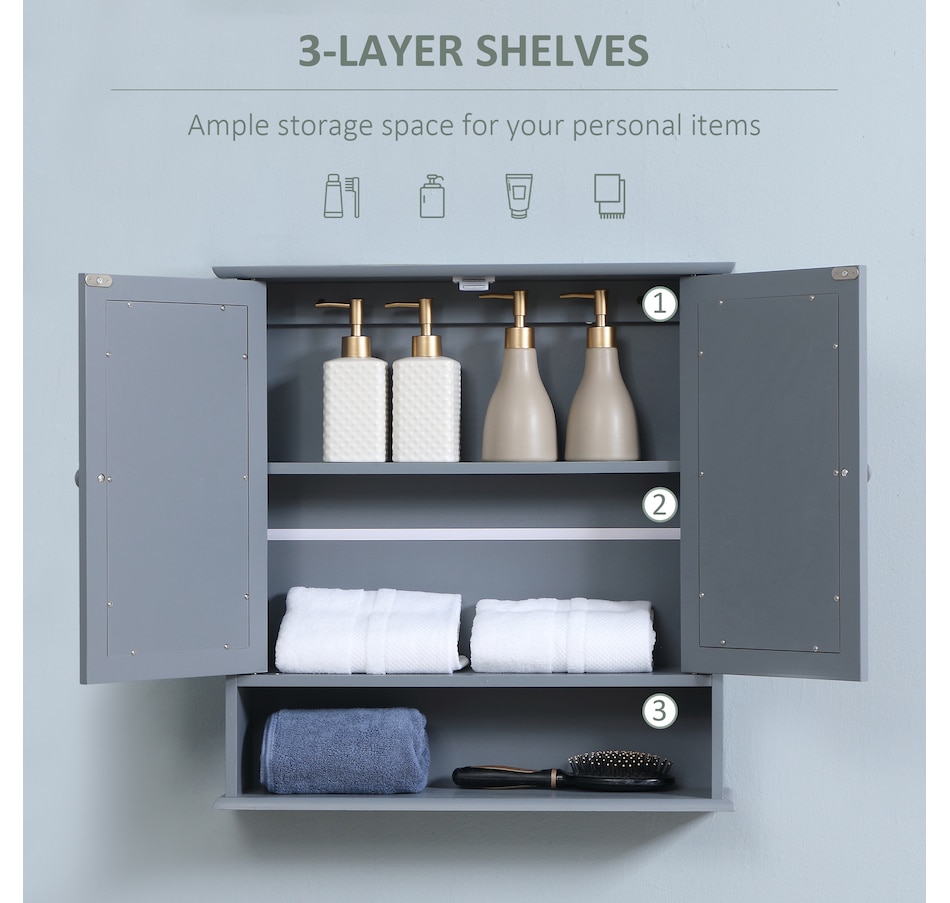 Image 976661_ALTMORE27.jpg, Product 976-661 / Price $62.99 - $72.99, kleankin Medicine Cabinet, Wall-Mounted Bathroom Mirror from Kleankin on TSC.ca's Home & Garden department