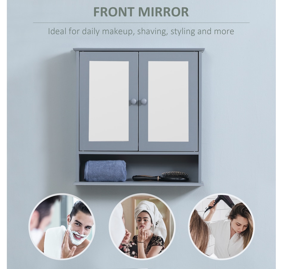 Image 976661_ALTMORE28.jpg, Product 976-661 / Price $62.99 - $72.99, kleankin Medicine Cabinet, Wall-Mounted Bathroom Mirror from Kleankin on TSC.ca's Home & Garden department