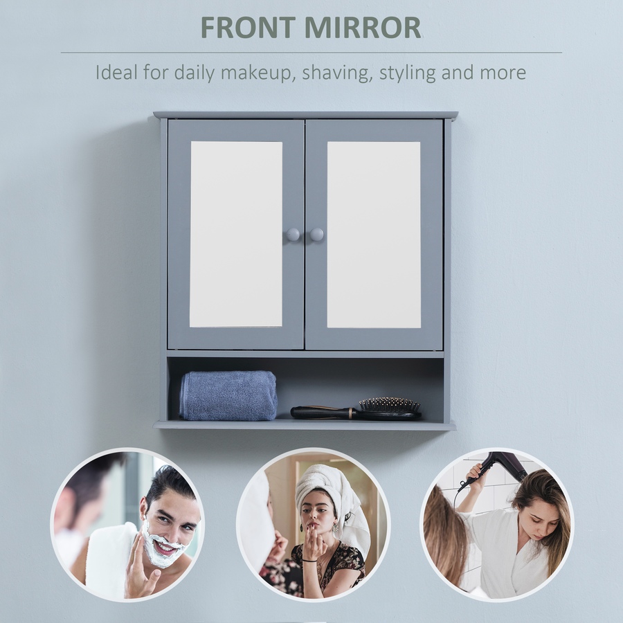 Image 976661_ALTMORE28.jpg, Product 976-661 / Price $62.99 - $69.99, kleankin Medicine Cabinet, Wall-Mounted Bathroom Mirror from Kleankin on TSC.ca's Home & Garden department