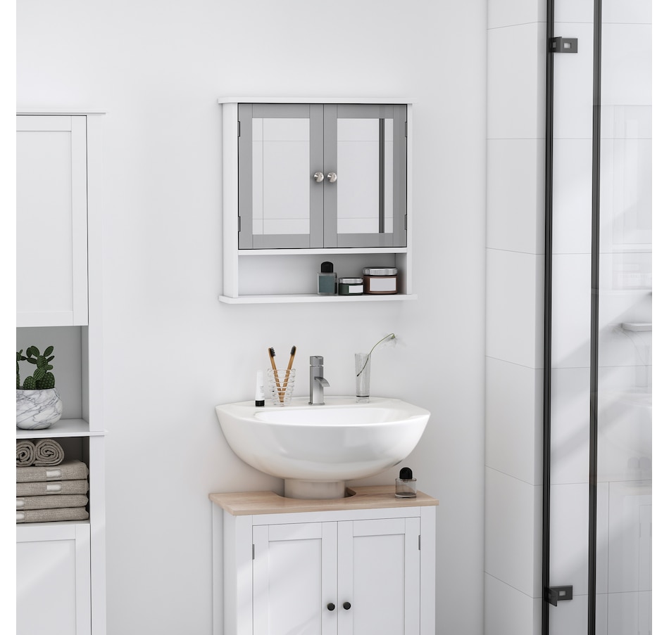 Image 976661_ALTMORE33.jpg, Product 976-661 / Price $62.99 - $72.99, kleankin Medicine Cabinet, Wall-Mounted Bathroom Mirror from Kleankin on TSC.ca's Home & Garden department
