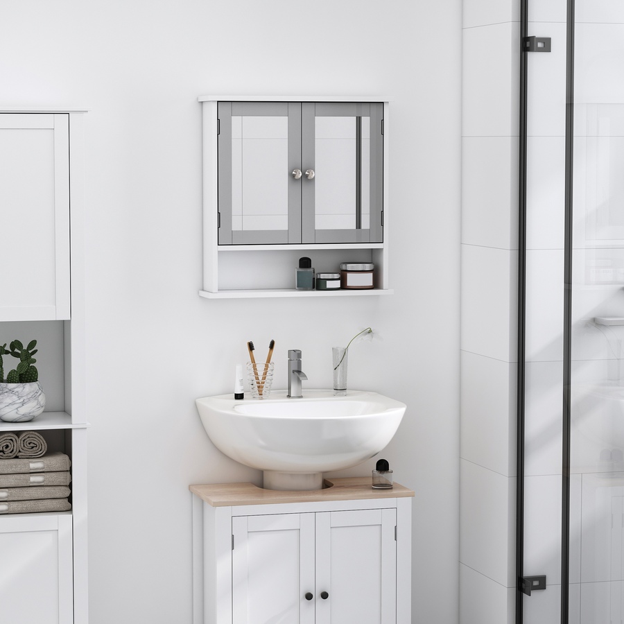 Image 976661_ALTMORE33.jpg, Product 976-661 / Price $62.99 - $69.99, kleankin Medicine Cabinet, Wall-Mounted Bathroom Mirror from Kleankin on TSC.ca's Home & Garden department