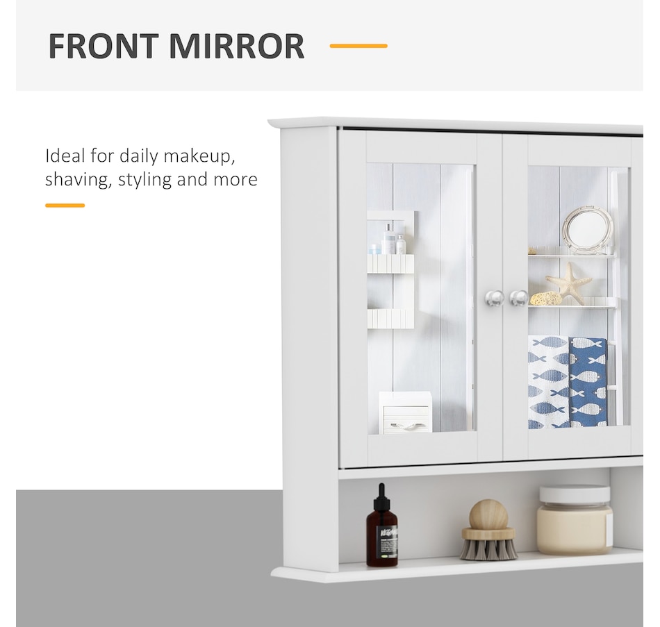Image 976661_ALTMORE4.jpg, Product 976-661 / Price $62.99 - $72.99, kleankin Medicine Cabinet, Wall-Mounted Bathroom Mirror from Kleankin on TSC.ca's Home & Garden department