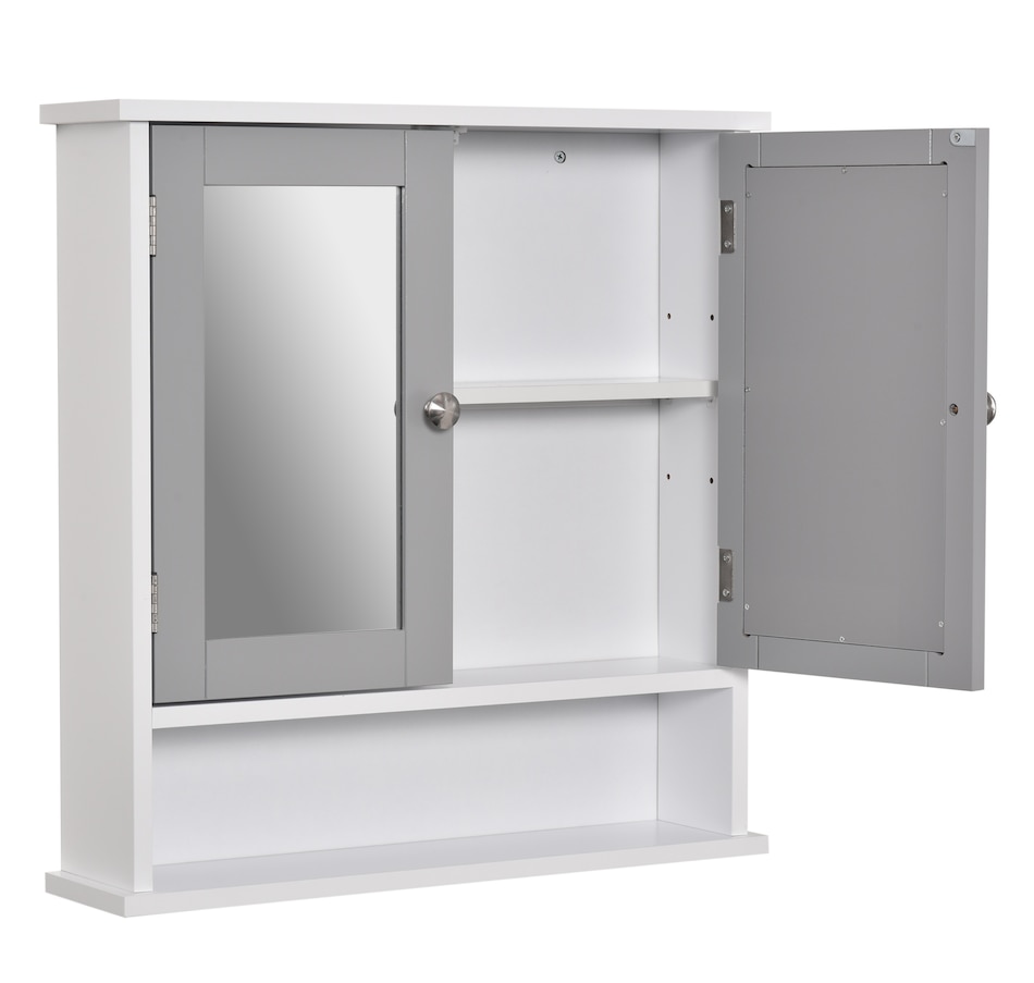 Image 976661_ST05.jpg, Product 976-661 / Price $62.99 - $72.99, kleankin Medicine Cabinet, Wall-Mounted Bathroom Mirror from Kleankin on TSC.ca's Home & Garden department