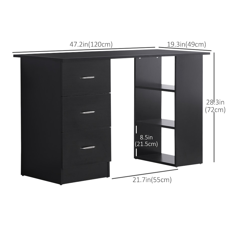 Image 976670_ALTMORE19.jpg, Product 976-670 / Price $134.99 - $166.99, HOMCOM Computer Desk 47 Inches Home Office Desk Study Writing Table from HOMCOM on TSC.ca's Home & Garden department