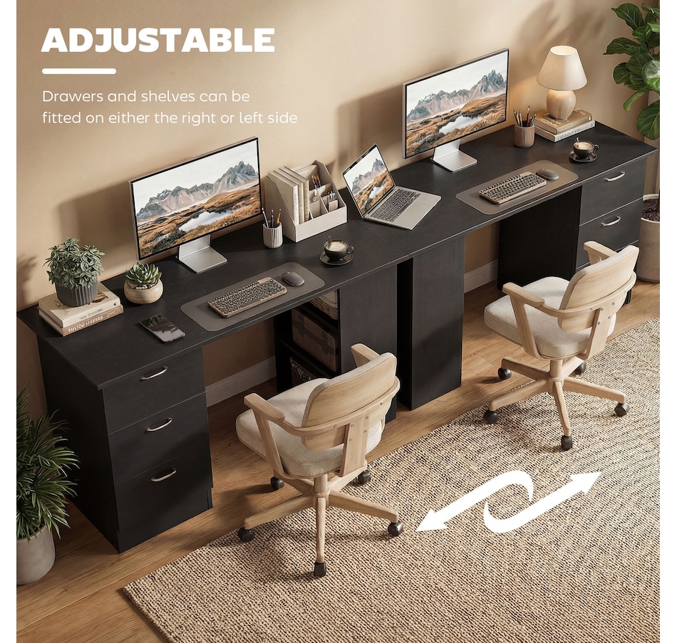 Image 976670_ALTMORE22.jpg, Product 976-670 / Price $134.99 - $166.99, HOMCOM Computer Desk 47 Inches Home Office Desk Study Writing Table from HOMCOM on TSC.ca's Home & Garden department