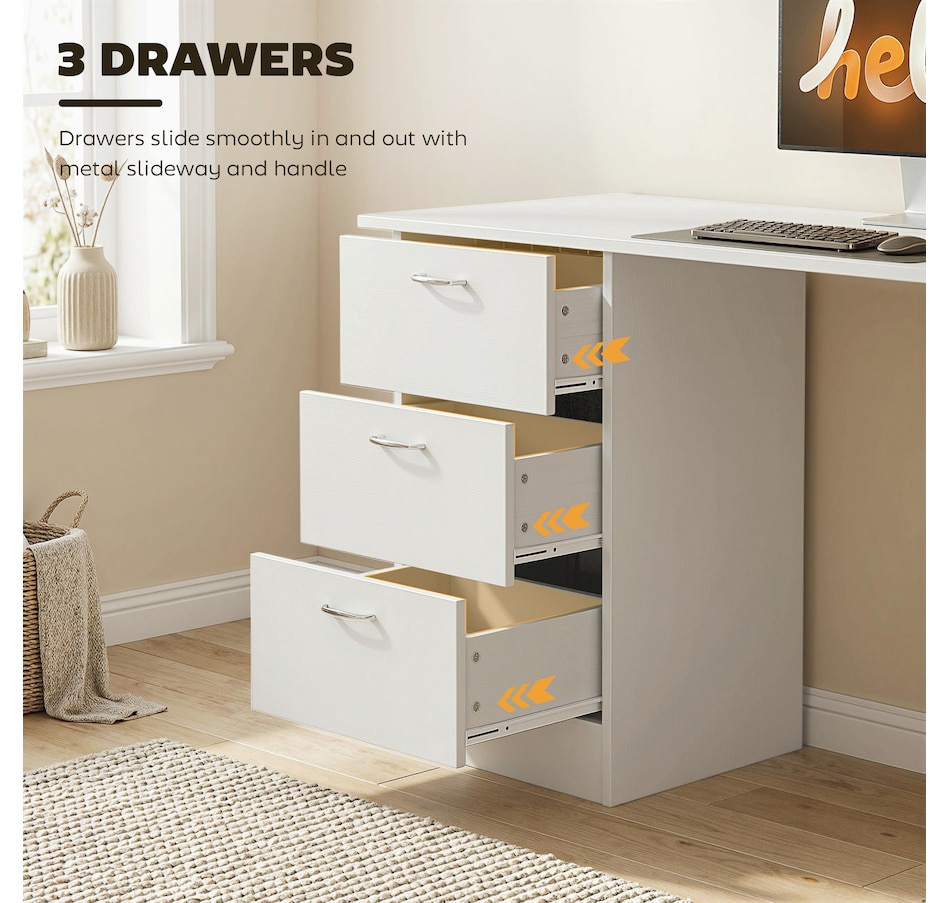 Image 976670_ALTMORE29.jpg, Product 976-670 / Price $134.99 - $166.99, HOMCOM Computer Desk 47 Inches Home Office Desk Study Writing Table from HOMCOM on TSC.ca's Home & Garden department