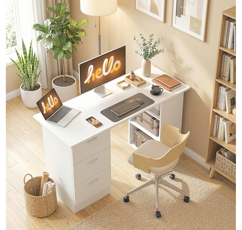 Image 976670_ALTMORE31.jpg, Product 976-670 / Price $134.99 - $166.99, HOMCOM Computer Desk 47 Inches Home Office Desk Study Writing Table from HOMCOM on TSC.ca's Home & Garden department