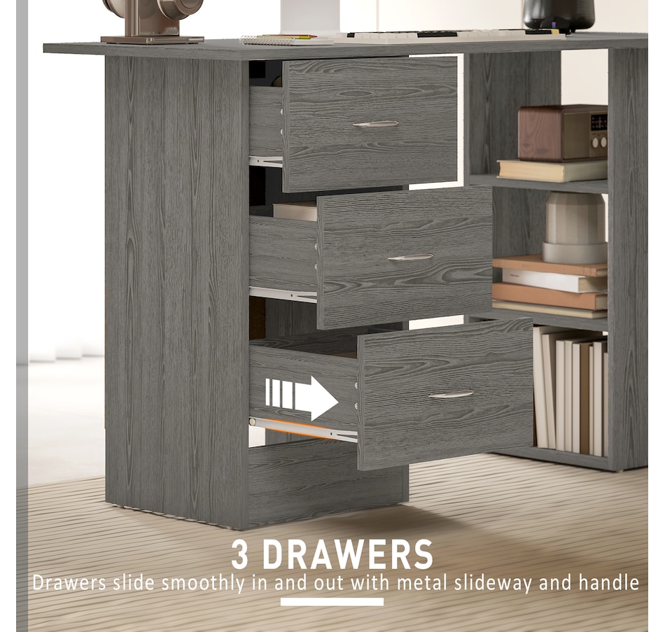 Image 976670_ALTMORE4.jpg, Product 976-670 / Price $134.99 - $166.99, HOMCOM Computer Desk 47 Inches Home Office Desk Study Writing Table from HOMCOM on TSC.ca's Home & Garden department