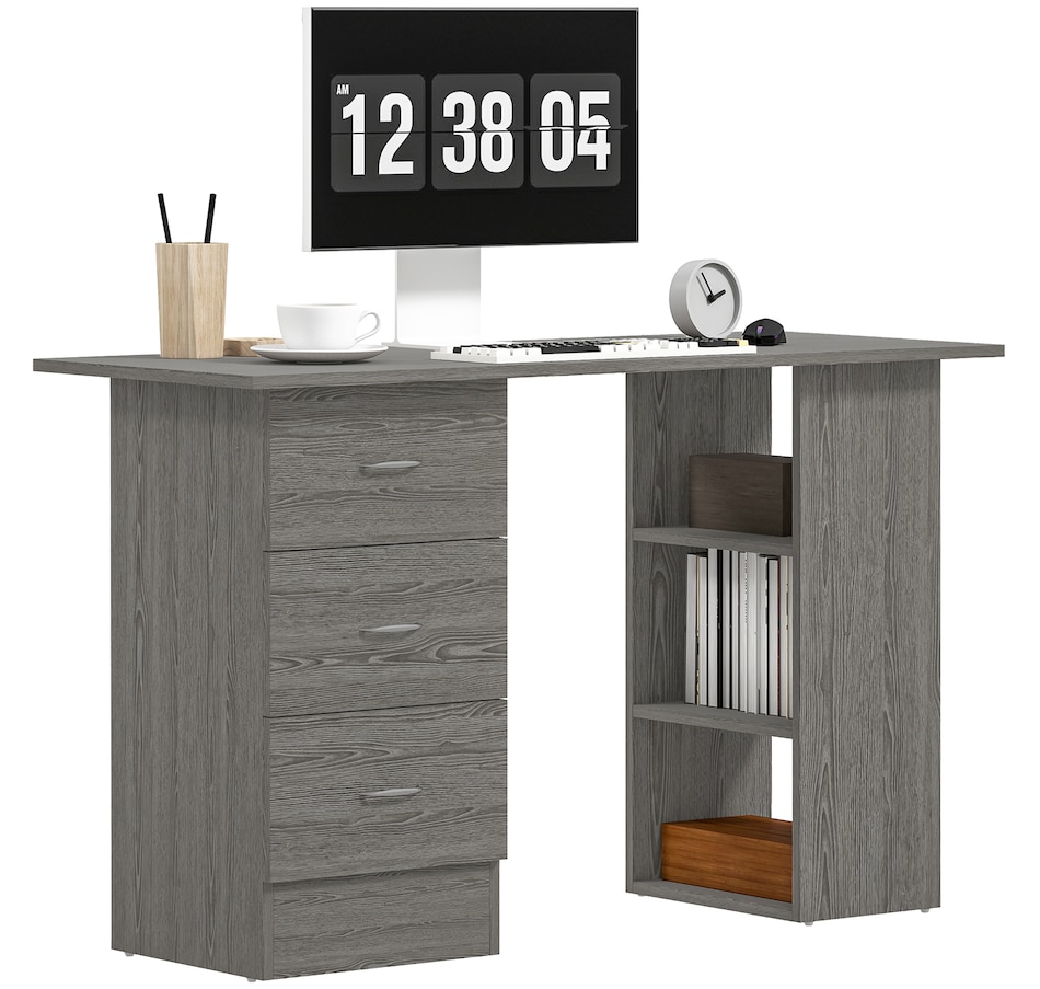 Image 976670_ST01.jpg, Product 976-670 / Price $134.99 - $166.99, HOMCOM Computer Desk 47 Inches Home Office Desk Study Writing Table from HOMCOM on TSC.ca's Home & Garden department