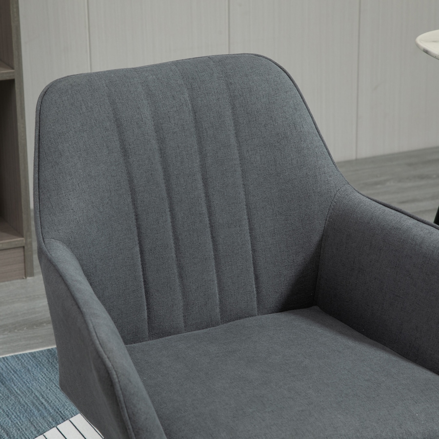 Image 976672_ALTMORE23.jpg, Product 976-672 / Price $189.99 - $209.99, HOMCOM Dining Chairs Upholstered Linen Fabric Metal Legs from HOMCOM on TSC.ca's Home & Garden department